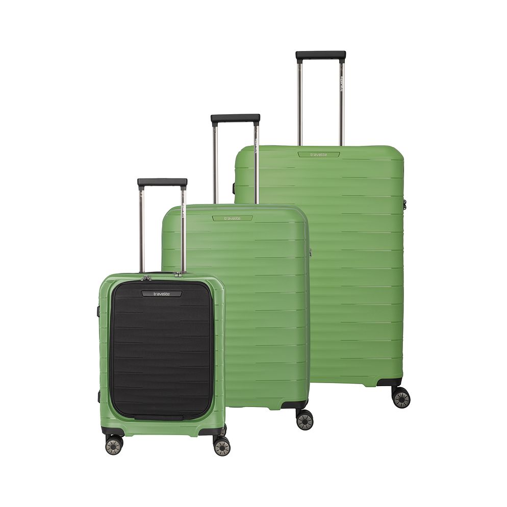 Travelite Mooby 4 ruote Set di valigie 3 pezzi espandibile