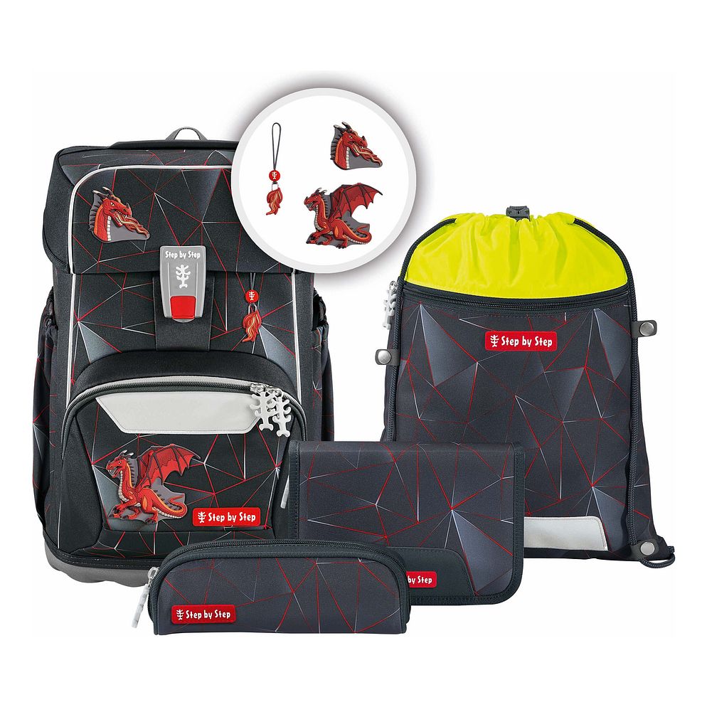 Step by Step Giant Set di borse per la scuola 5 pezzi Step by Step Giant Set di borse per la scuola 5 pezzi