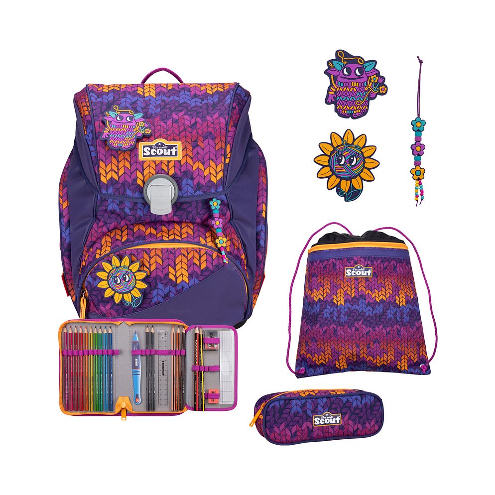 Scout Alpha Set di borse per la scuola 4 pezzi Scout Alpha Set di borse per la scuola 4 pezzi