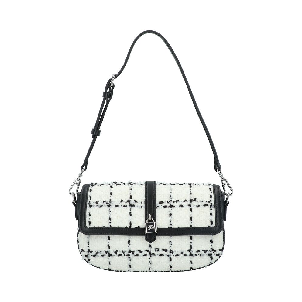 Karl Lagerfeld Autograph Borsa a tracolla Vera Pelle 26 cm Karl Lagerfeld Autograph Borsa a tracolla Vera Pelle 26 cm