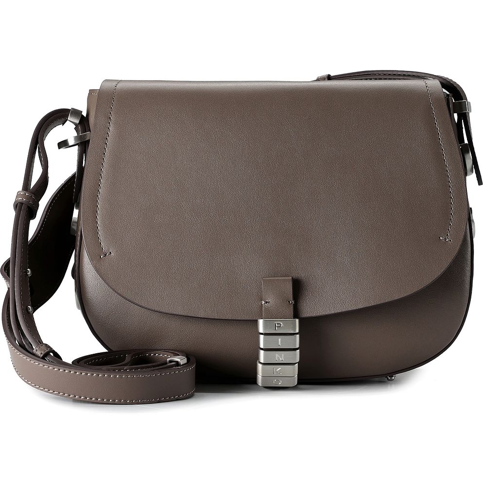 PINKO Saddle Borsa a tracolla Vera Pelle 24 cm PINKO Saddle Borsa a tracolla Vera Pelle 24 cm