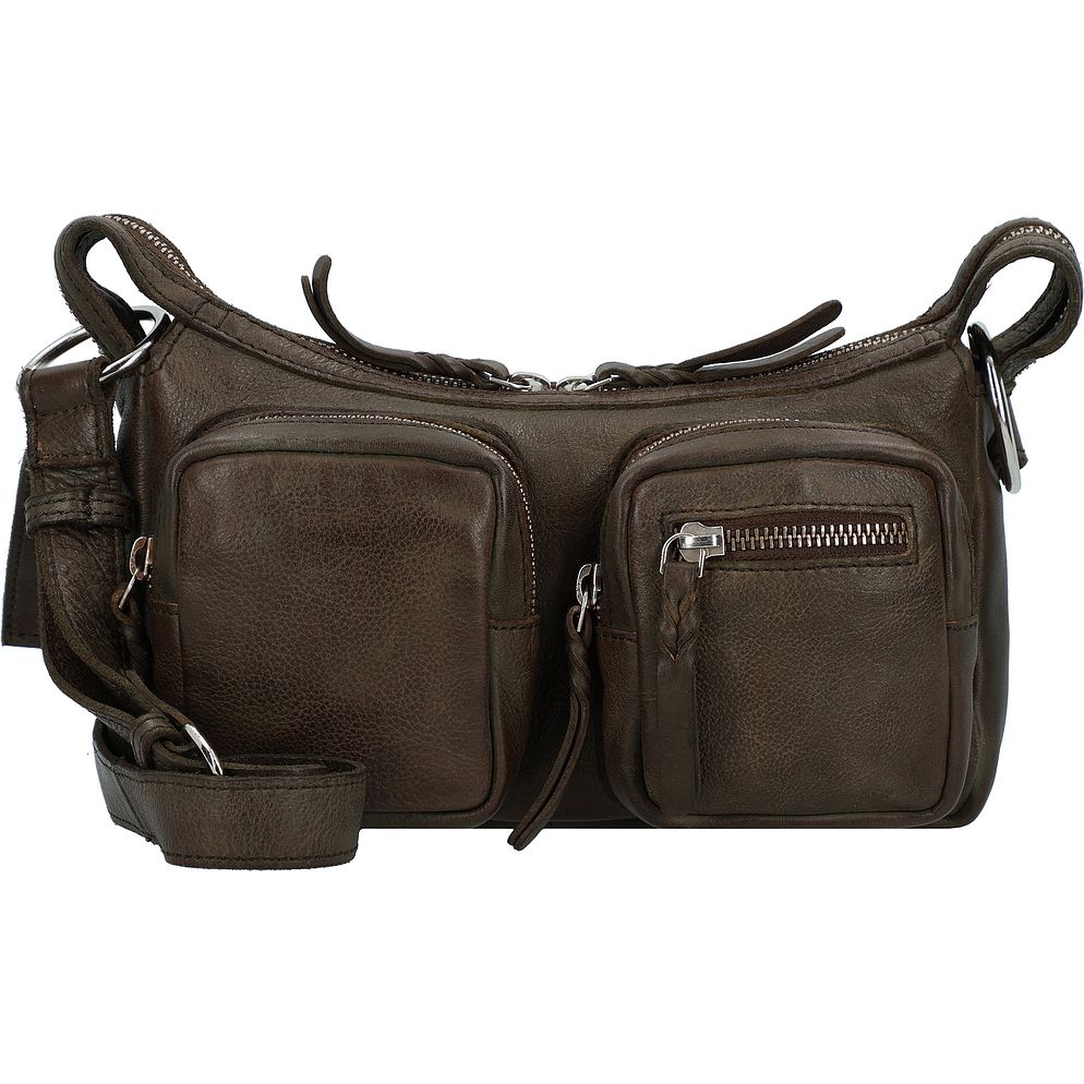 Taschendieb Wien Salvatorianerplatz Borsa a tracolla Vera Pelle 24 cm