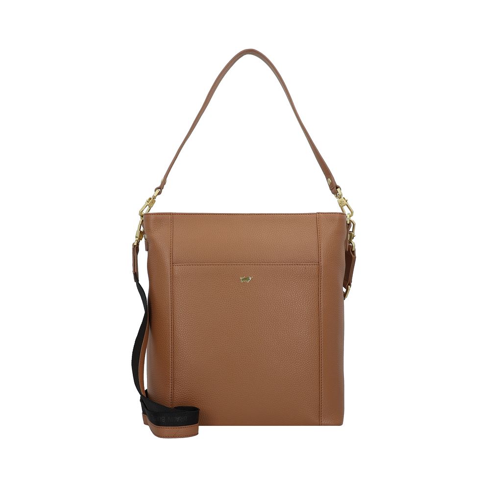 Braun Büffel Hanna Borsa a spalla Vera Pelle 34 cm Vano porta PC