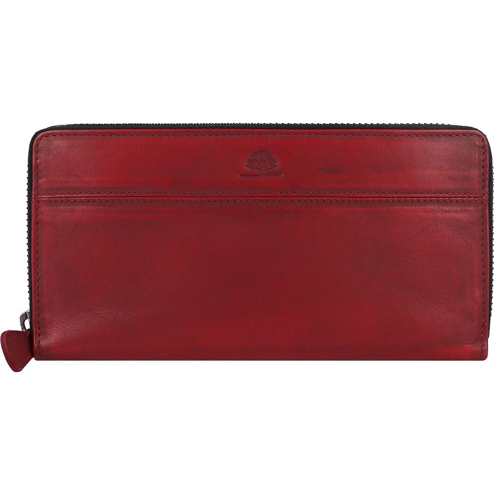 Greenburry Destressed Plånbok RFID-skydd Läder 19 cm