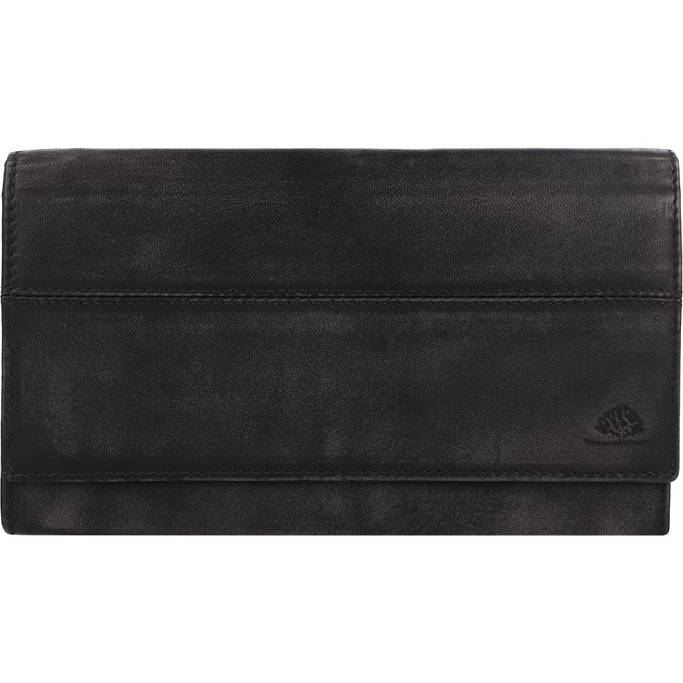 Greenburry Destressed Plånbok RFID-skydd Läder 18.5 cm