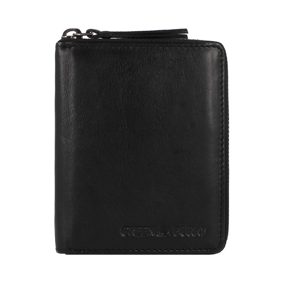 Greenburry Colombiana Portafoglio Protezione RFID Vera Pelle 12.5 cm