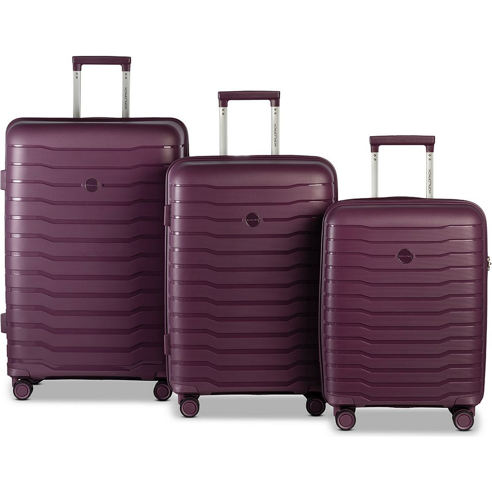 Worldpack Portland 4 ruote Set di valigie 3 pezzi
