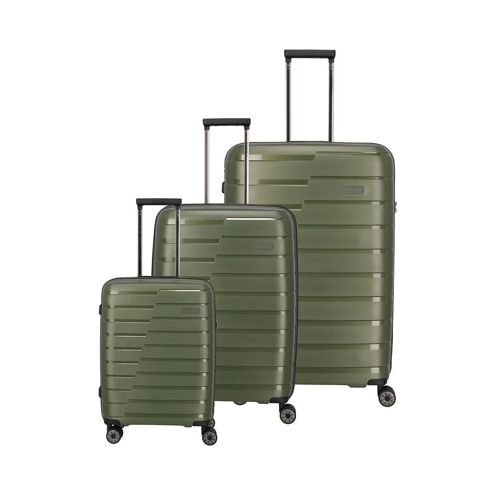 Travelite Air Base 4 ruote Set di valigie 3 pezzi espandibile Travelite Air Base 4 ruote Set di valigie 3 pezzi espandibile