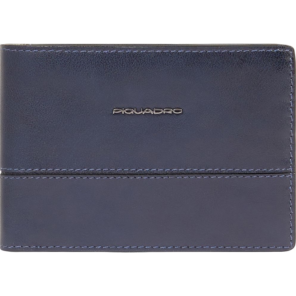 Piquadro Philip Portafoglio Protezione RFID Vera Pelle 12.5 cm Piquadro Philip Portafoglio Protezione RFID Vera Pelle 12.5 cm