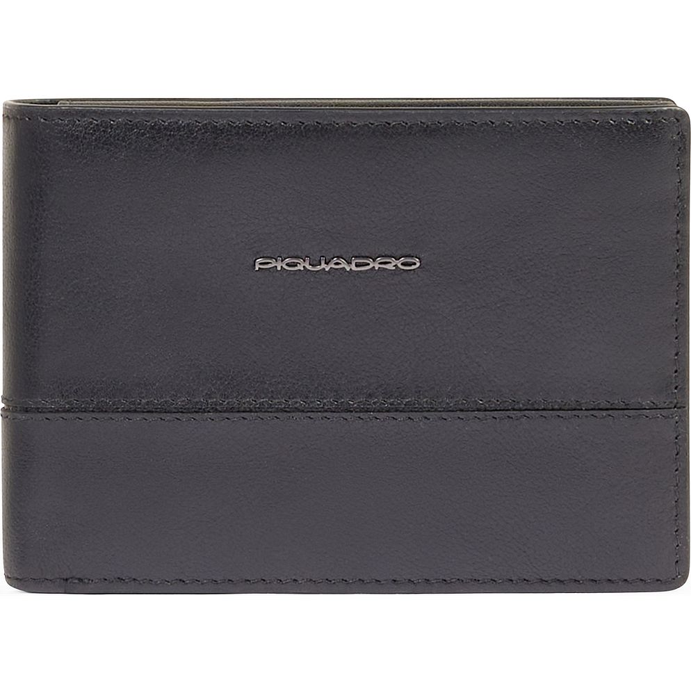 Piquadro Philip Portafoglio Protezione RFID Vera Pelle 12.5 cm Piquadro Philip Portafoglio Protezione RFID Vera Pelle 12.5 cm