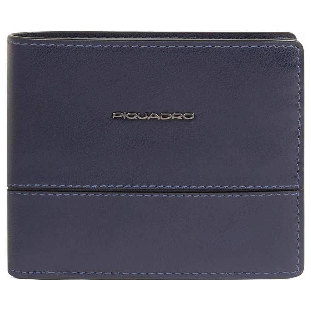 Piquadro Philip Portafoglio Protezione RFID Vera Pelle 11 cm Piquadro Philip Portafoglio Protezione RFID Vera Pelle 11 cm