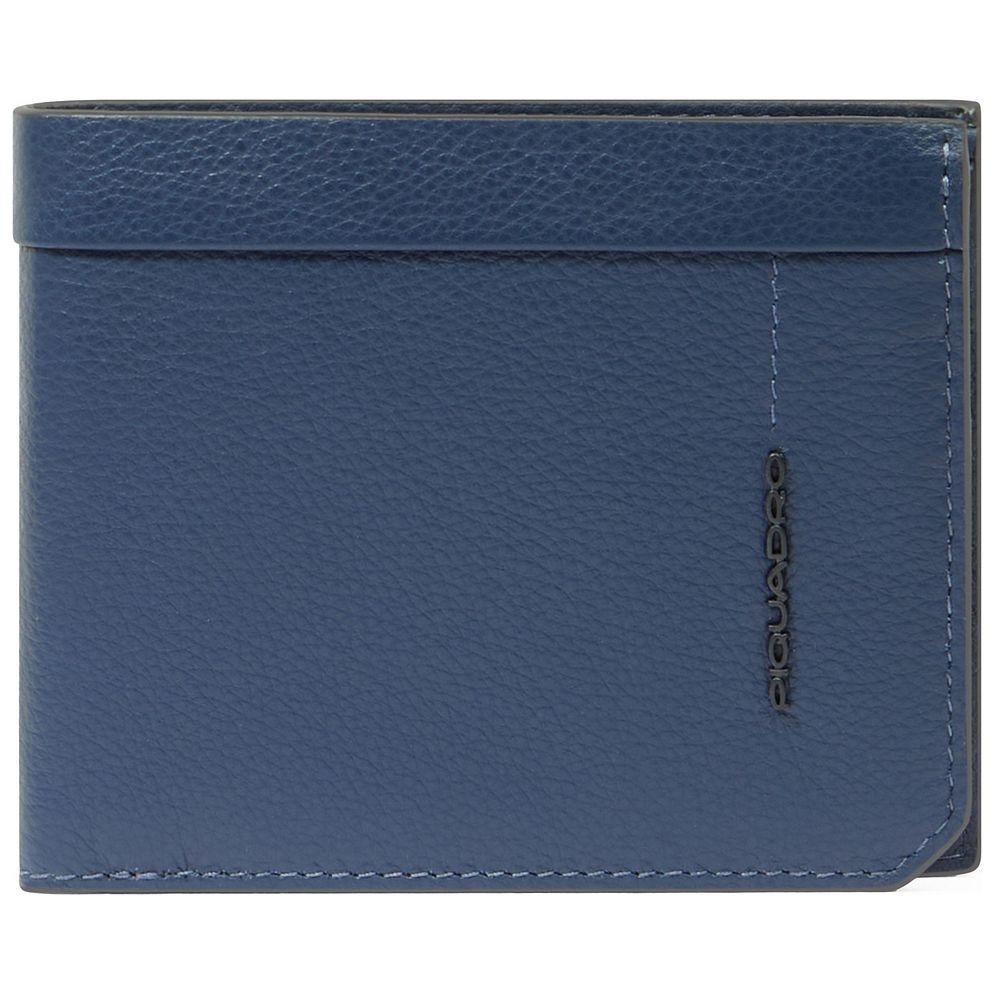 Piquadro Russel Portafoglio Protezione RFID Vera Pelle 10.5 cm Piquadro Russel Portafoglio Protezione RFID Vera Pelle 10.5 cm
