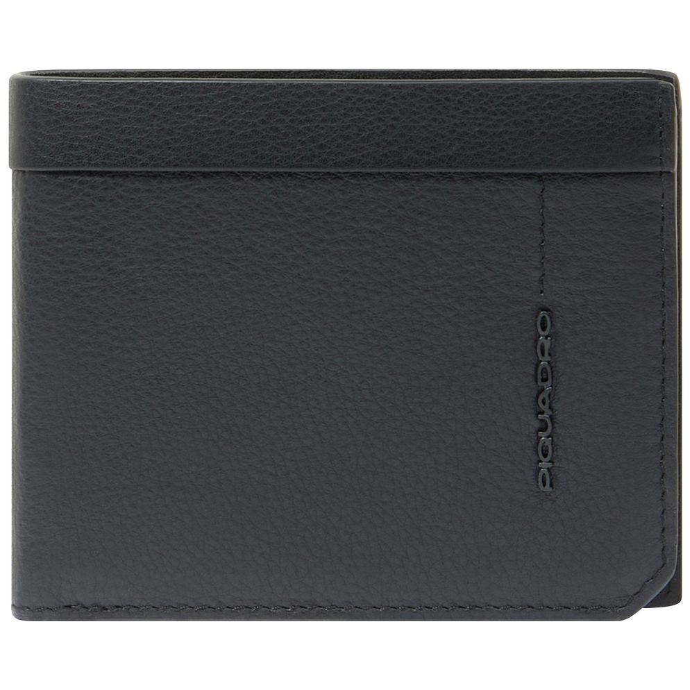 Piquadro Russel Portafoglio Protezione RFID Vera Pelle 10.5 cm Piquadro Russel Portafoglio Protezione RFID Vera Pelle 10.5 cm