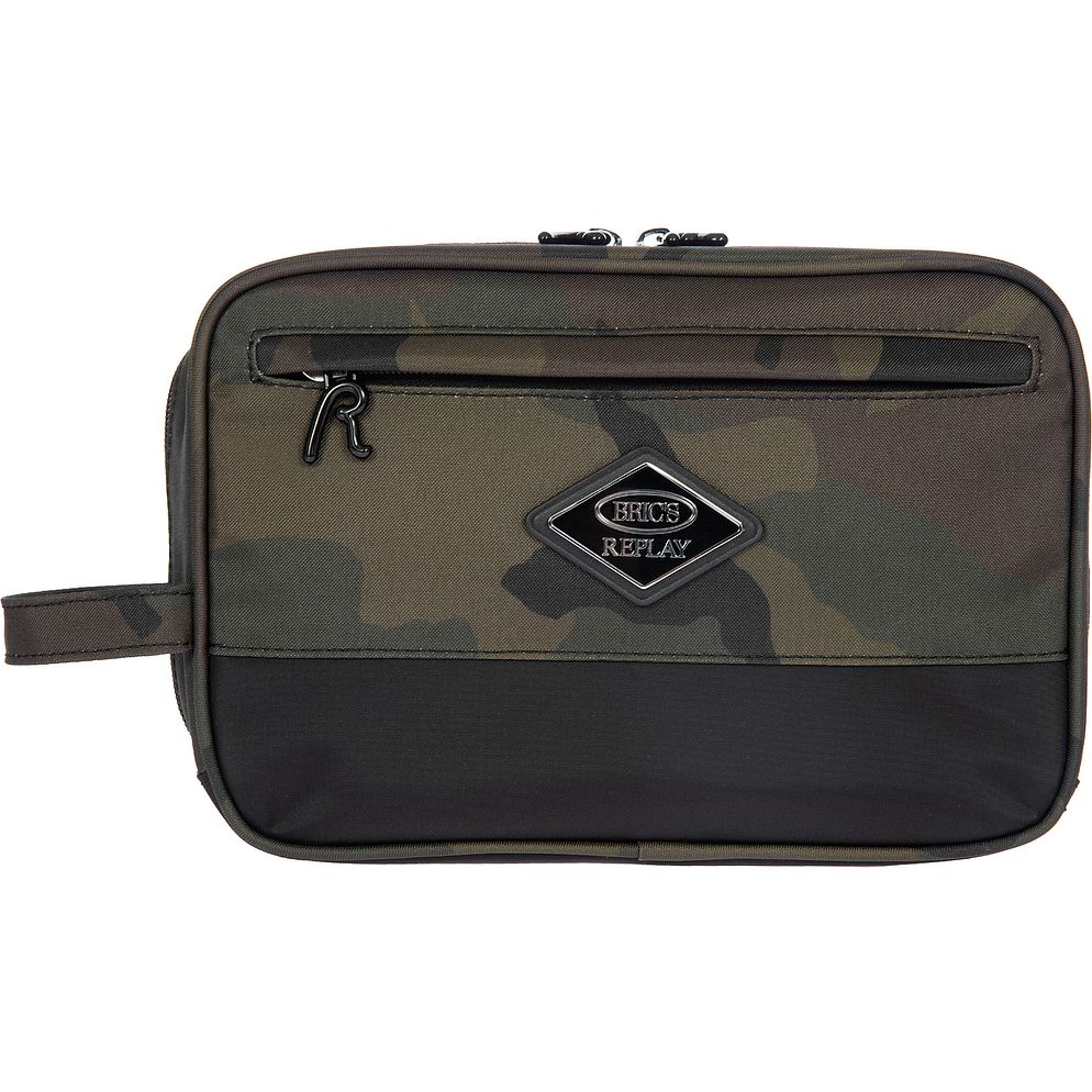 Bric's Replay Camouflage Borsa da toilette 25 cm Bric's Replay Camouflage Borsa da toilette 25 cm
