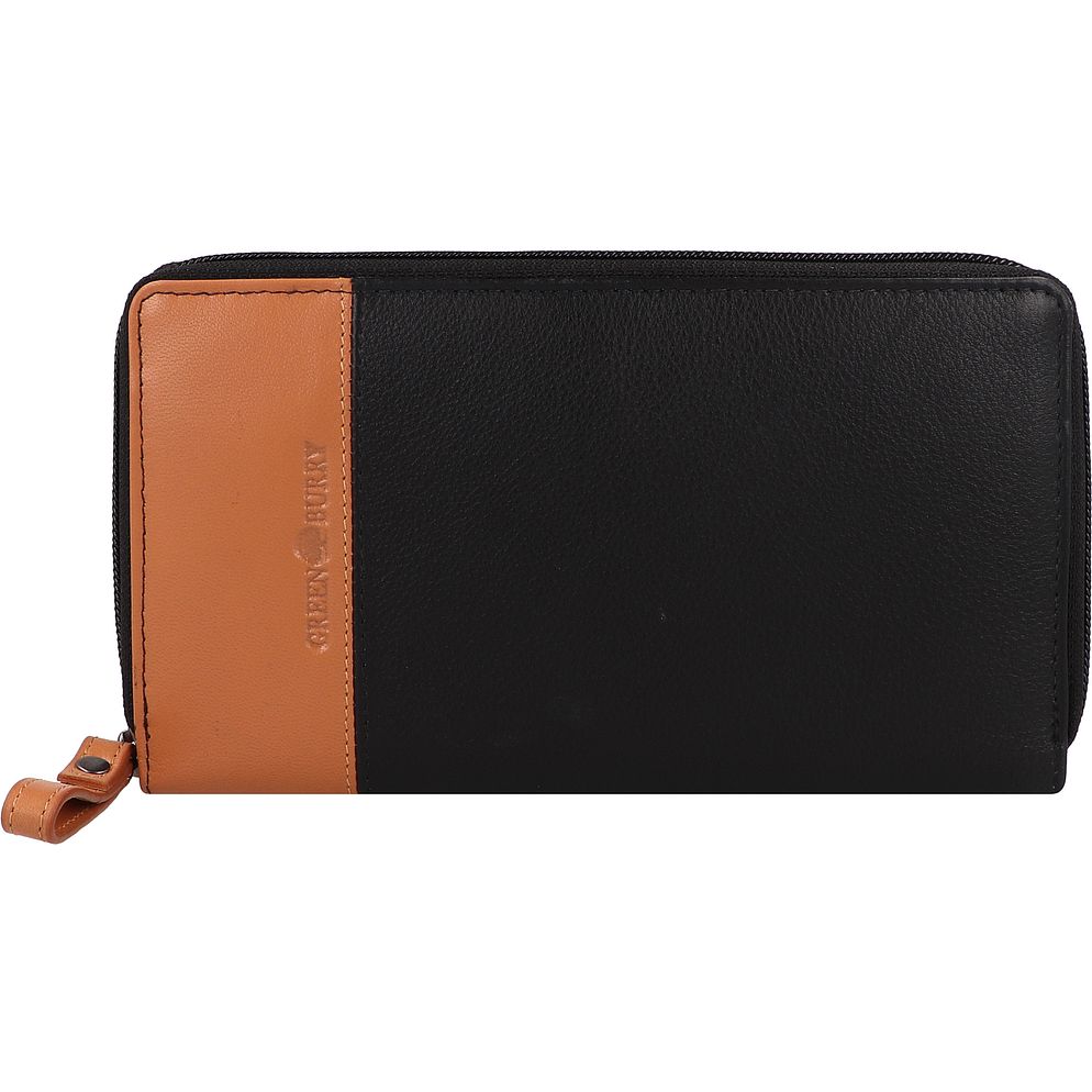 Greenburry Nappa Portafoglio Protezione RFID Vera Pelle 19.5 cm Greenburry Nappa Portafoglio Protezione RFID Vera Pelle 19.5 cm