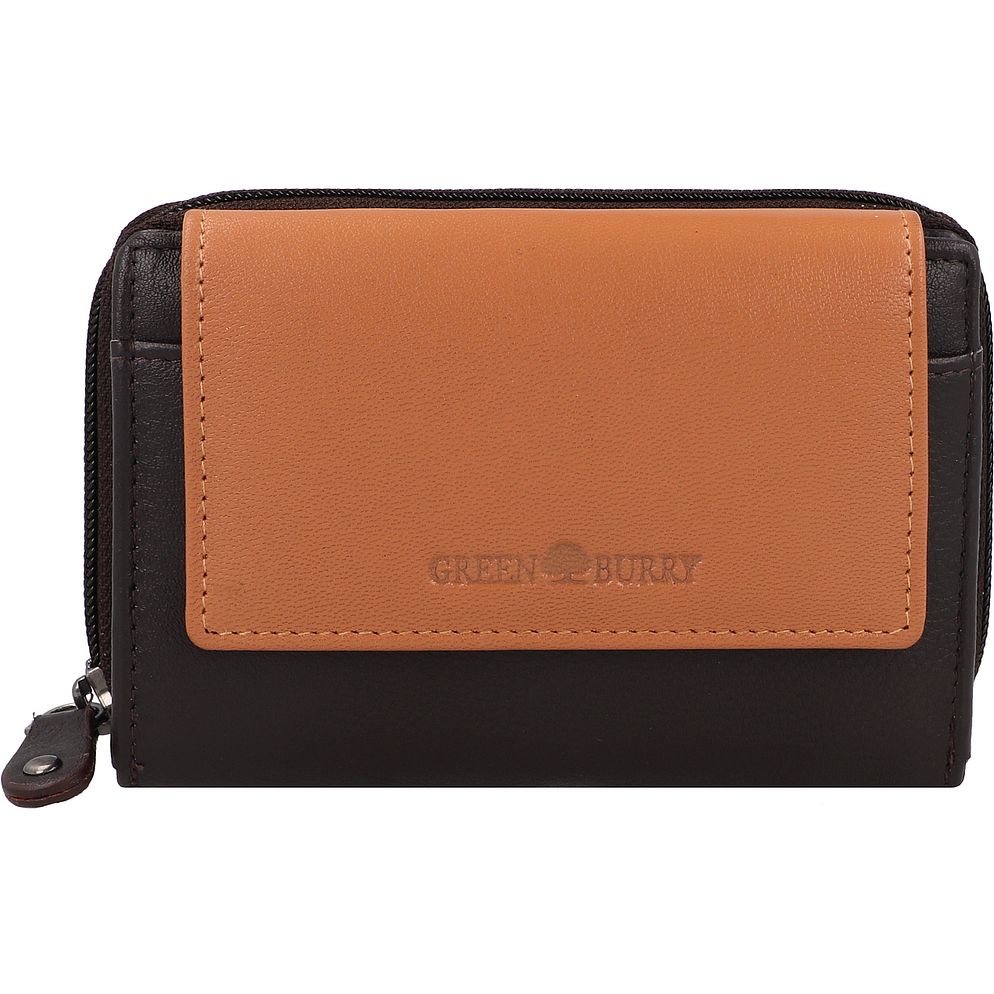 Greenburry Nappa Plånbok RFID-skydd Läder 14 cm
