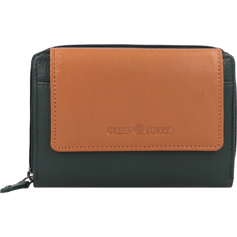 Greenburry Nappa Plånbok RFID-skydd Läder 14 cm