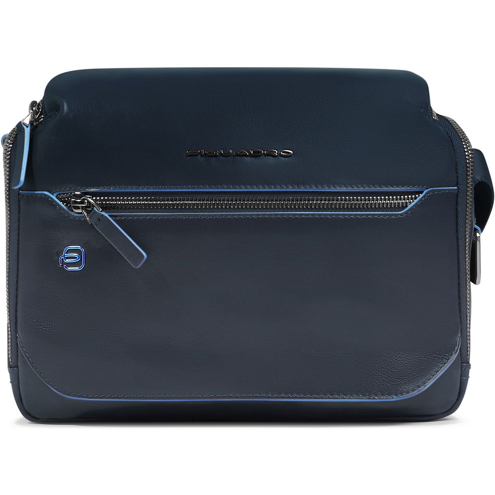 Piquadro Blue Square Borsa a tracolla Vera Pelle 27 cm