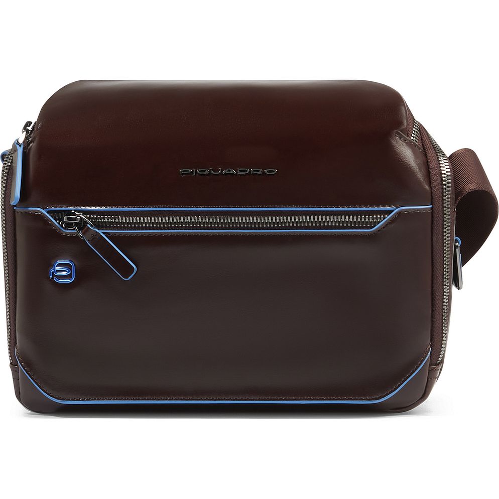 Piquadro Blue Square Borsa a tracolla Vera Pelle 27 cm