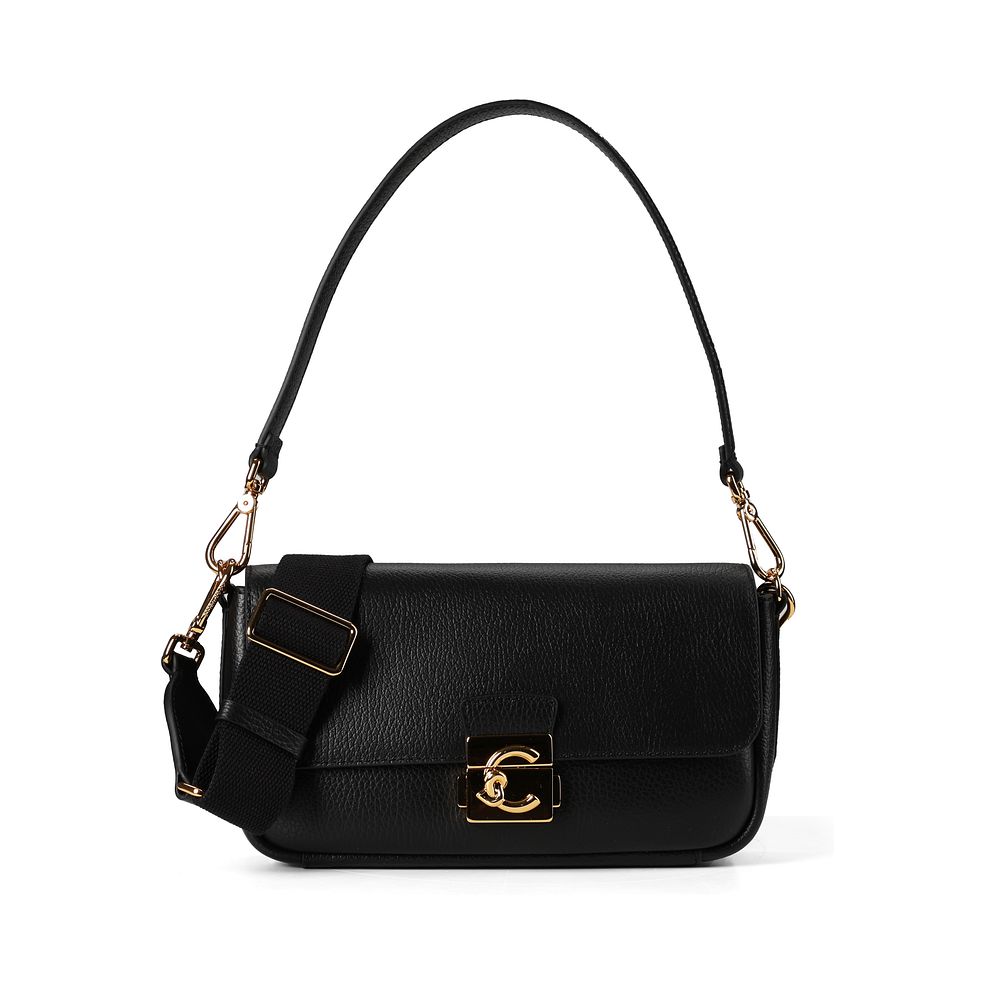 Coccinelle C-Me Lock Borsa a spalla Vera Pelle 24 cm Coccinelle C-Me Lock Borsa a spalla Vera Pelle 24 cm