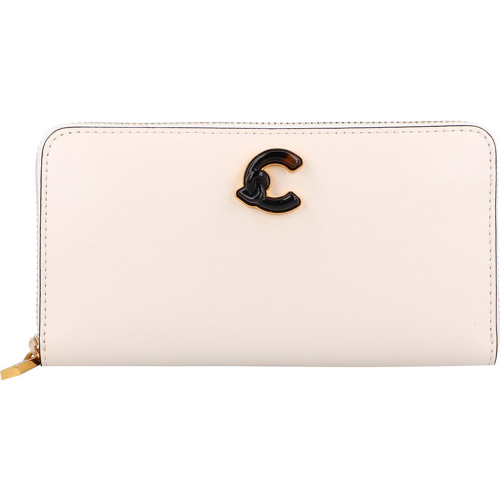 Coccinelle C-Me Cartera Piel natural 18 cm Coccinelle C-Me Cartera Piel natural 18 cm