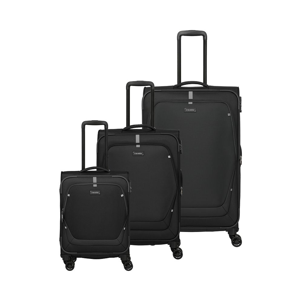 Travelite Umbria 4 ruote Set di valigie 3 pezzi espandibile Travelite Umbria 4 ruote Set di valigie 3 pezzi espandibile