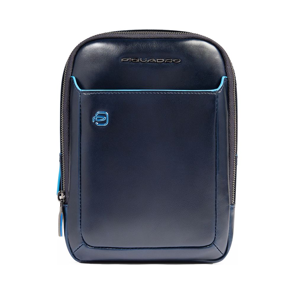 Piquadro Blue Square Mini Bag skuldertaske Læder 17 cm Piquadro Blue Square Mini Bag skuldertaske Læder 17 cm