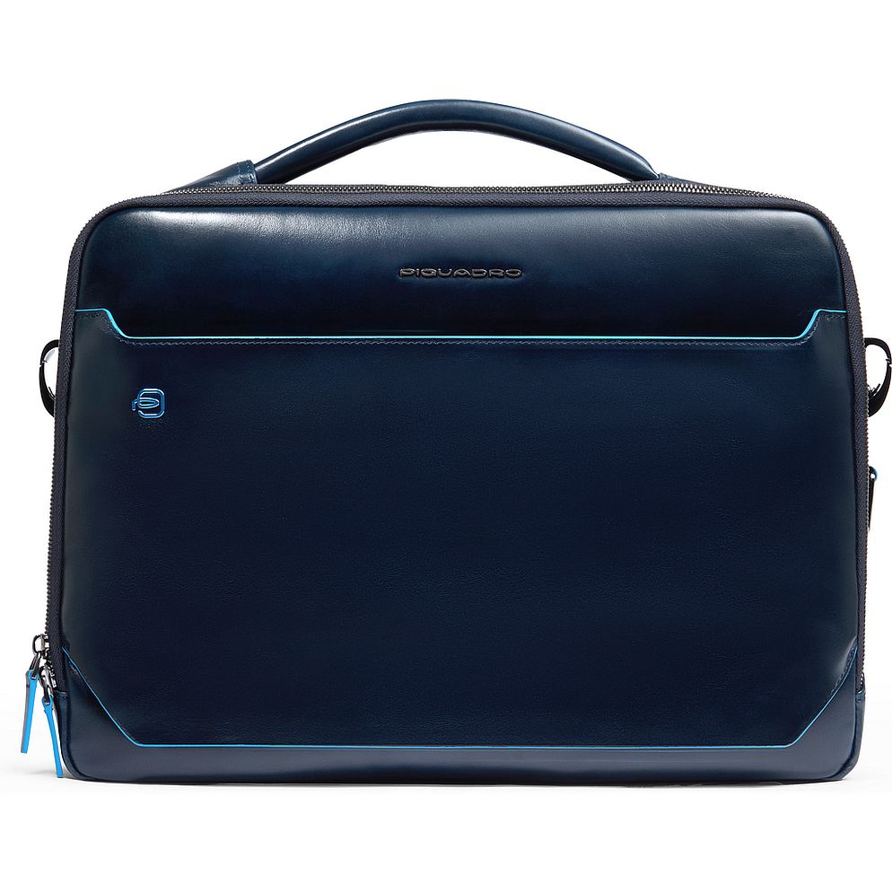 Piquadro Blue Square Valigetta Vera Pelle 39 cm Vano porta PC