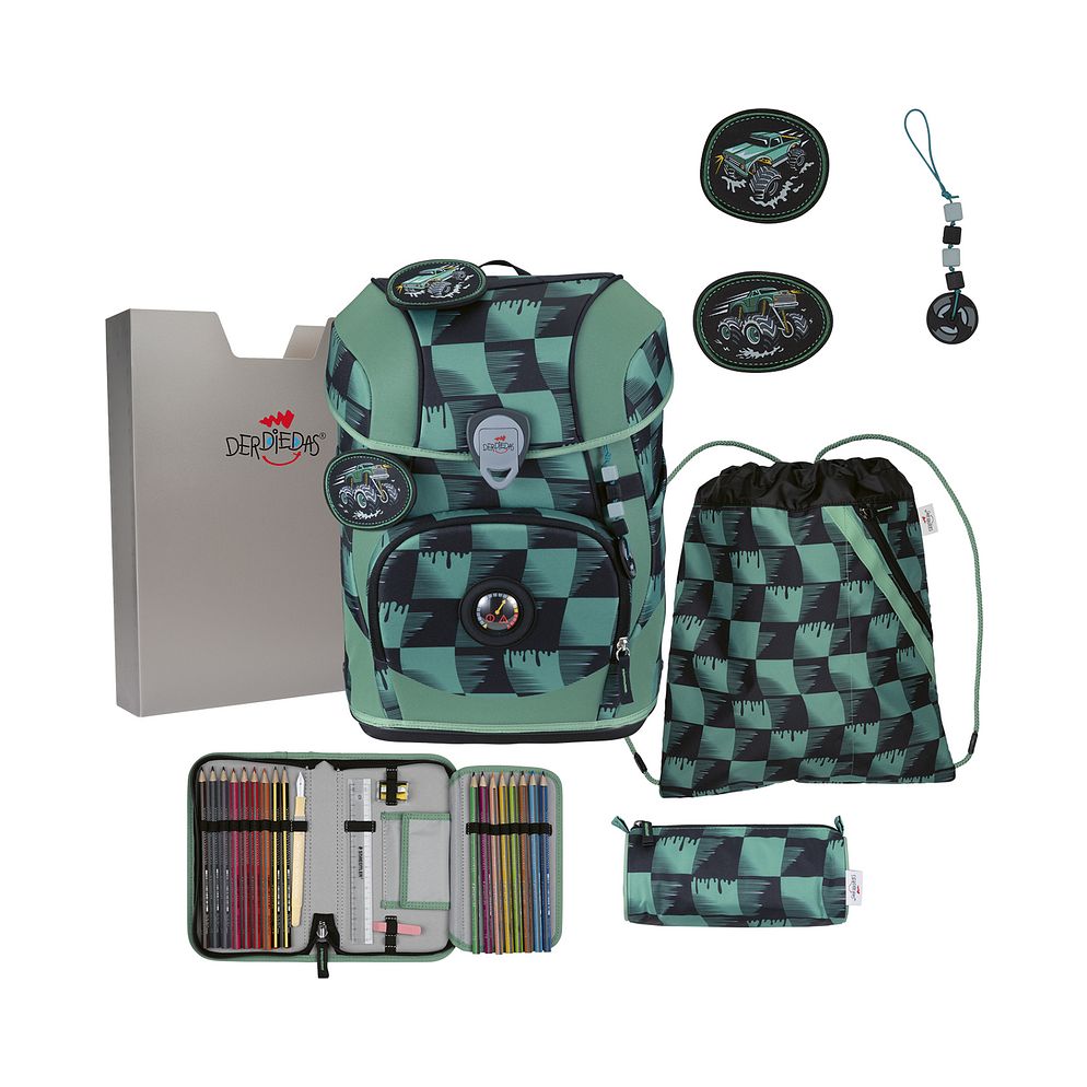 DerDieDas ErgoFlex Tiny Set di borse per la scuola 8 pezzi DerDieDas ErgoFlex Tiny Set di borse per la scuola 8 pezzi