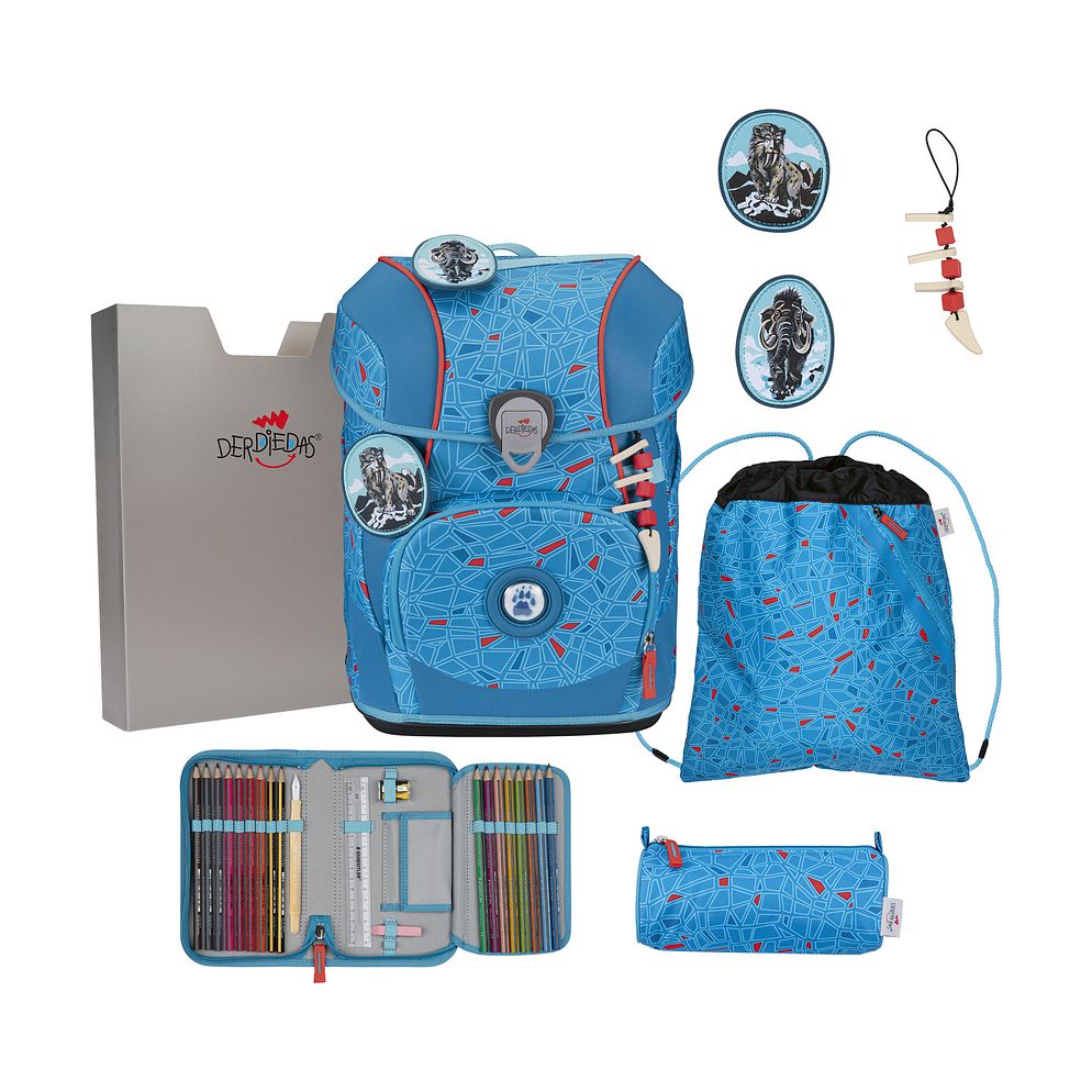 DerDieDas ErgoFlex Tiny Set di borse per la scuola 8 pezzi DerDieDas ErgoFlex Tiny Set di borse per la scuola 8 pezzi