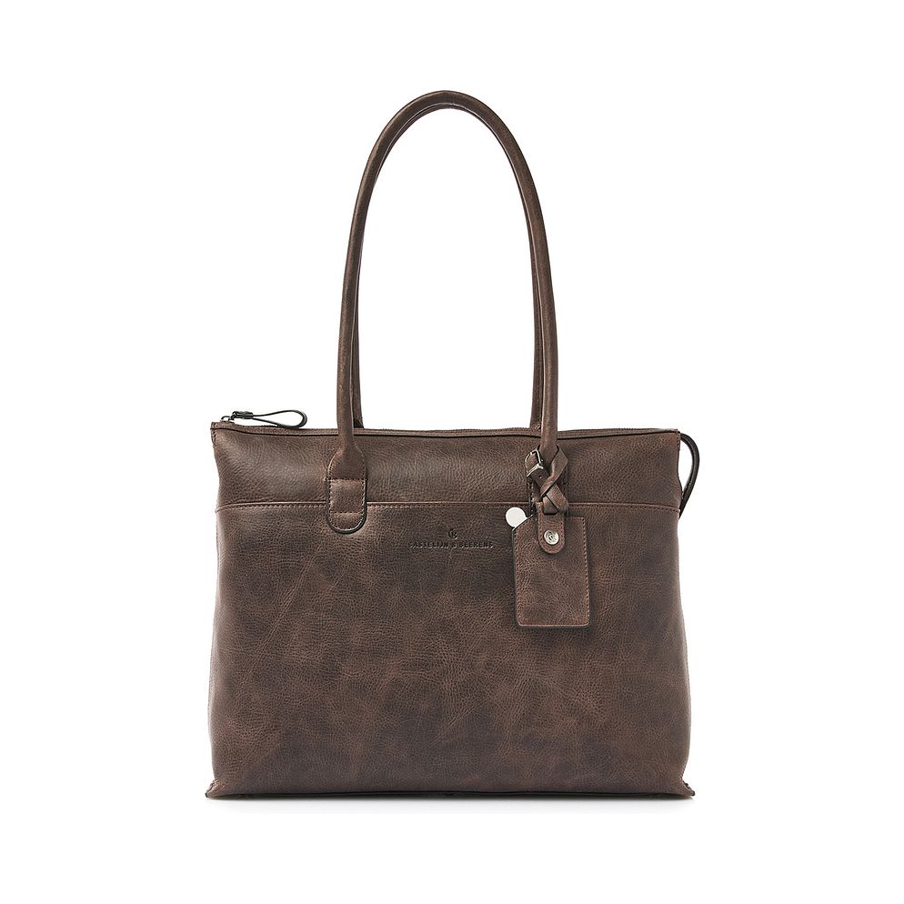 Castelijn & Beerens Carisma Borsa a spalla Protezione RFID Vera Pelle 40 cm Vano porta PC Castelijn & Beerens Carisma Borsa a spalla Protezione RFID Vera Pelle 40 cm Vano porta PC
