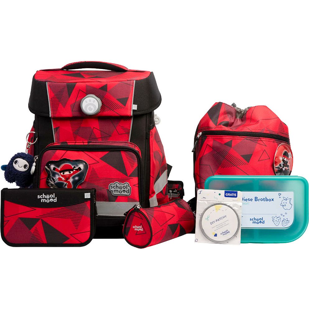 School-Mood Champion Maxx Pro Mila Set di borse per la scuola 7 pezzi School-Mood Champion Maxx Pro Mila Set di borse per la scuola 7 pezzi