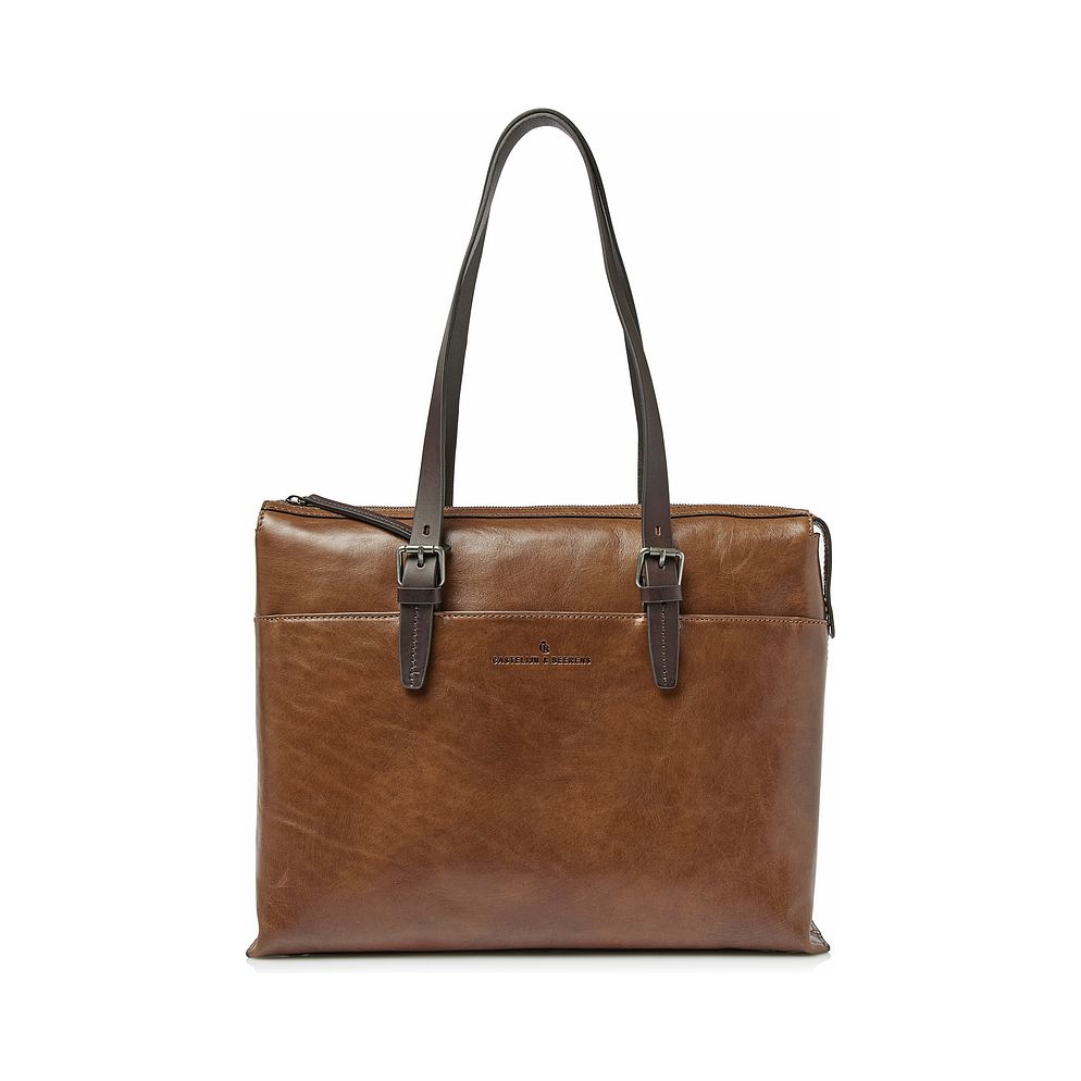 Castelijn & Beerens Rien Borsa a spalla Protezione RFID Vera Pelle 40 cm Vano porta PC Castelijn & Beerens Rien Borsa a spalla Protezione RFID Vera Pelle 40 cm Vano porta PC