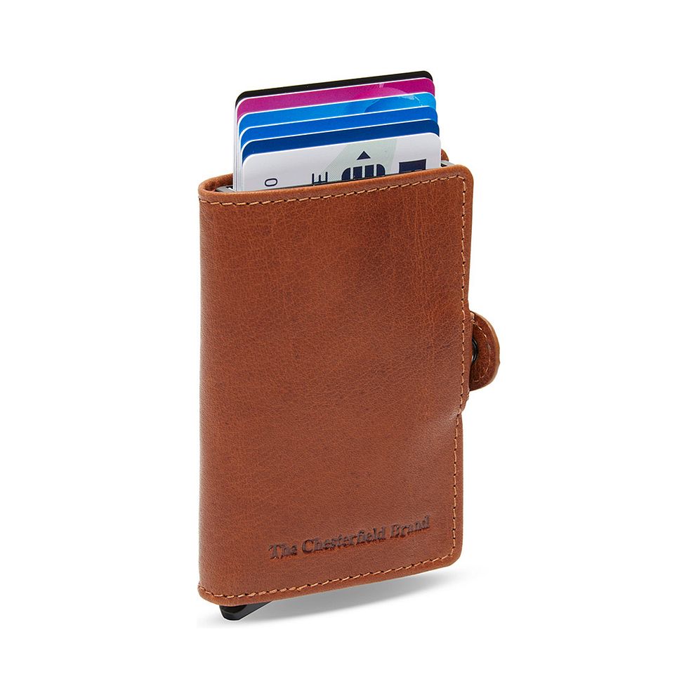 The Chesterfield Brand Albury Custodia per carta di credito Protezione RFID Vera Pelle 7 cm