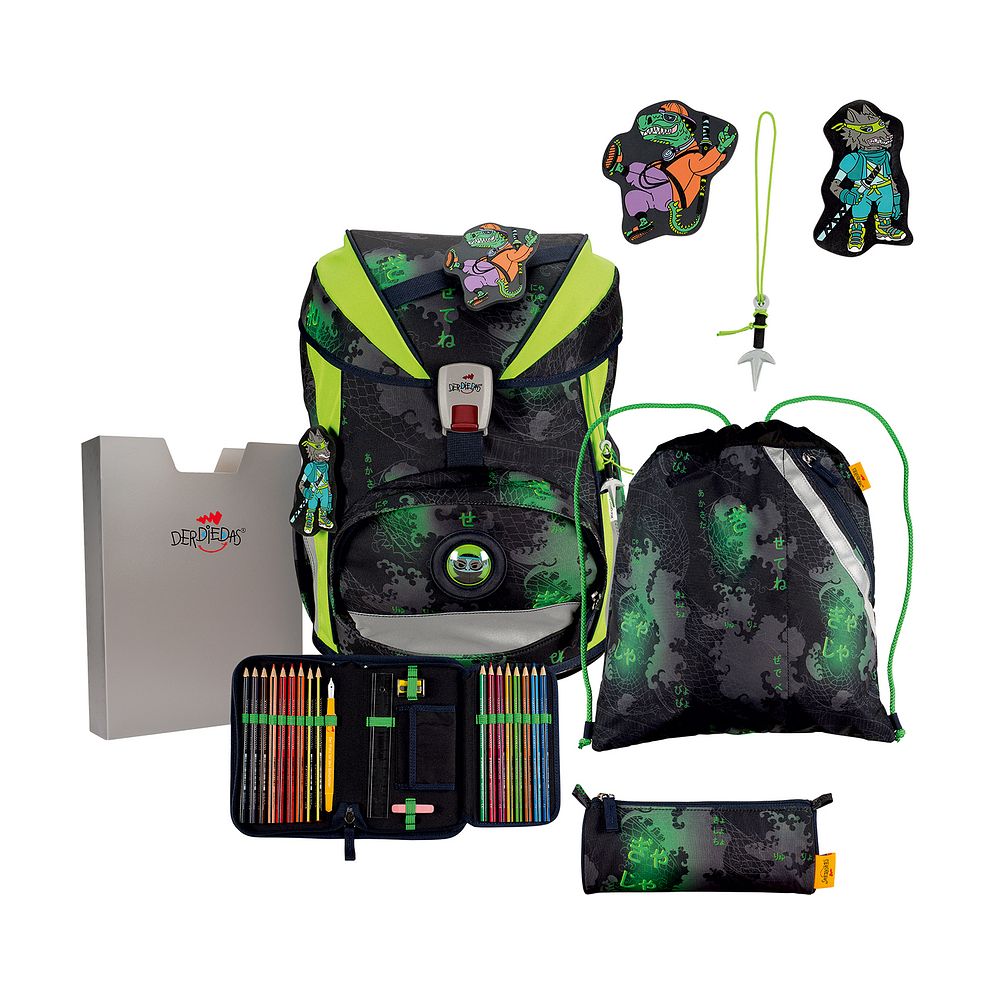 DerDieDas ErgoFlex Set di borse per la scuola 5 pezzi DerDieDas ErgoFlex Set di borse per la scuola 5 pezzi
