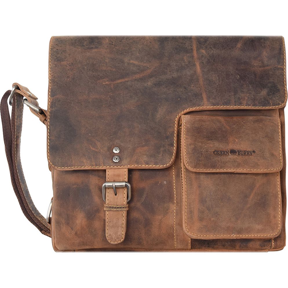 Greenburry Vintage Crossbody taske Læder 32 cm