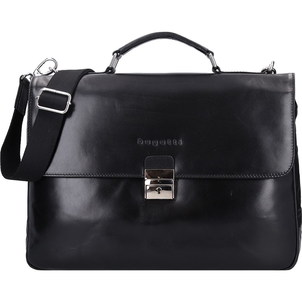 bugatti Romano Valigetta Vera Pelle 40 cm Vano porta PC bugatti Romano Valigetta Vera Pelle 40 cm Vano porta PC