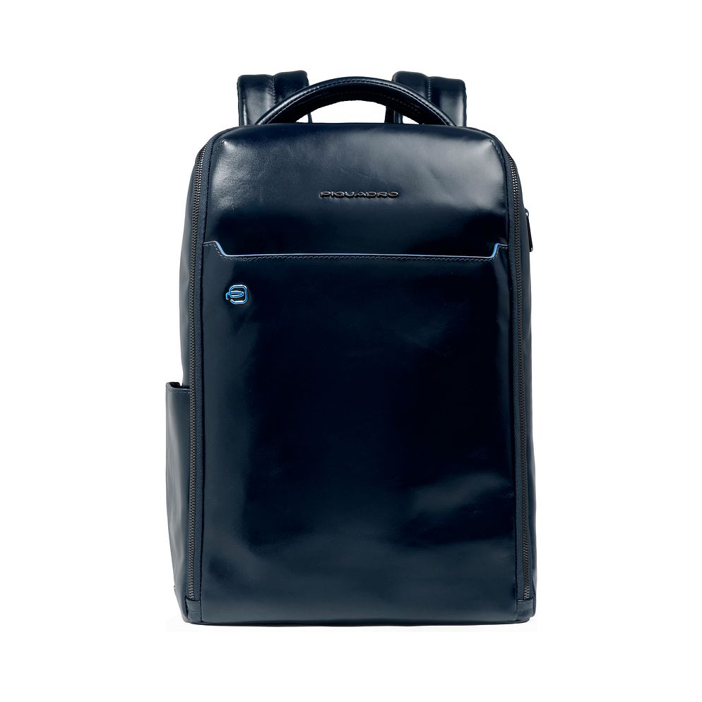 Piquadro Blue Square Zaino da giorno Vera Pelle 29 cm Vano porta PC