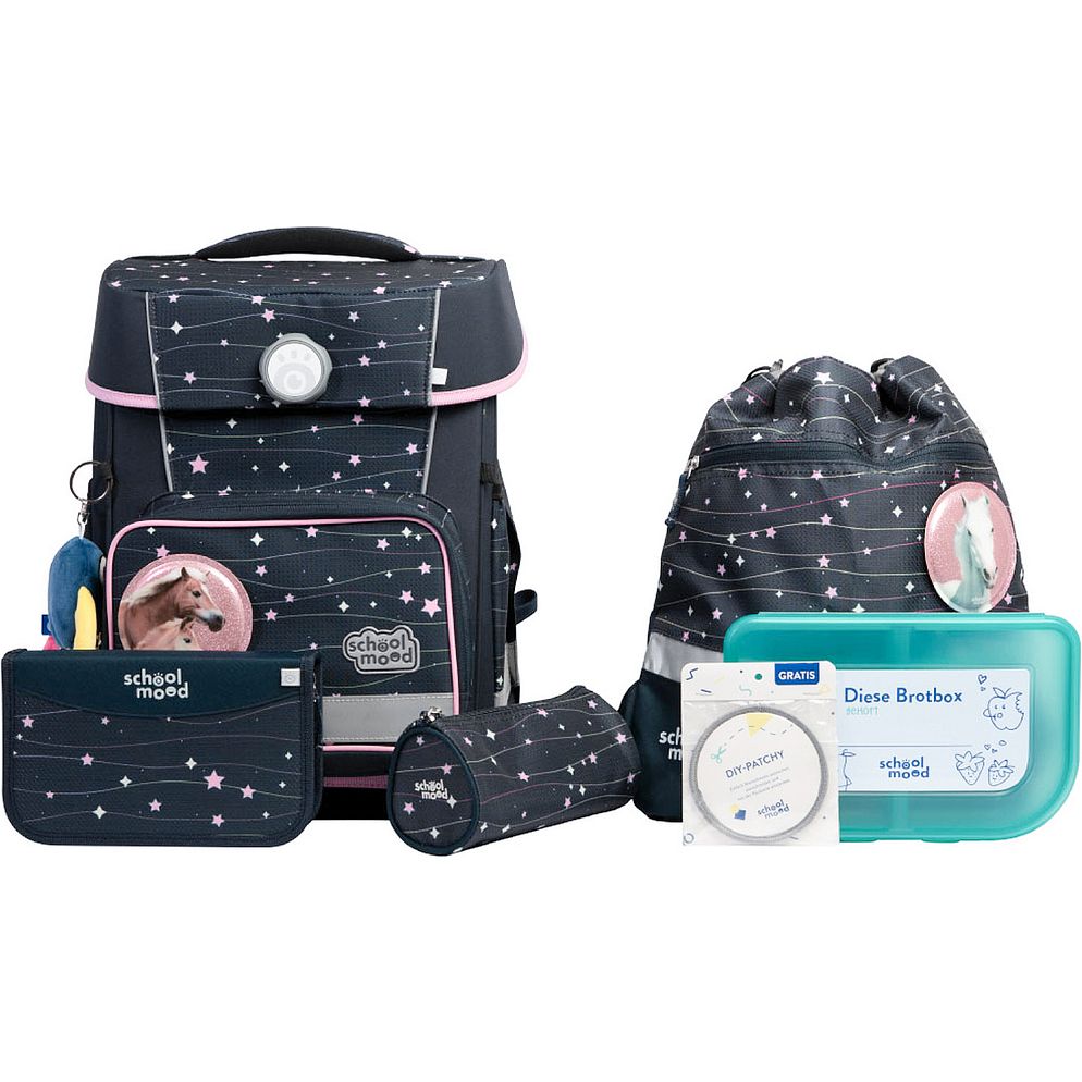 School-Mood Champion Pro Juego de mochilas escolares 7 piezas School-Mood Champion Pro Juego de mochilas escolares 7 piezas