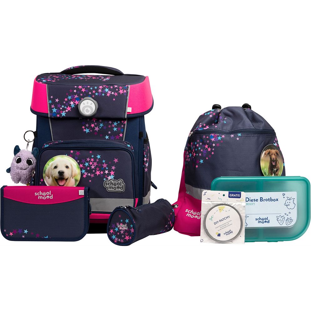 School-Mood Champion Pro Juego de mochilas escolares 7 piezas School-Mood Champion Pro Juego de mochilas escolares 7 piezas