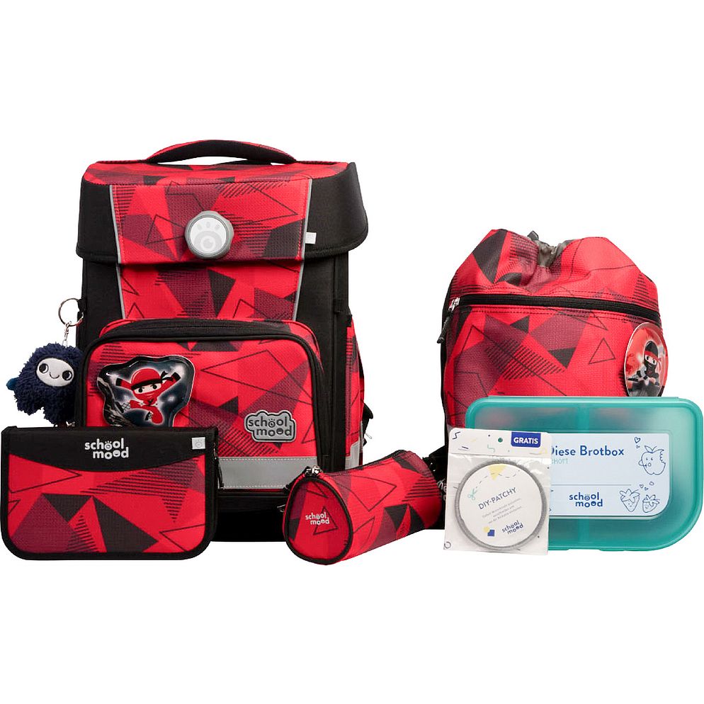 School-Mood Champion Pro Juego de mochilas escolares 7 piezas School-Mood Champion Pro Juego de mochilas escolares 7 piezas