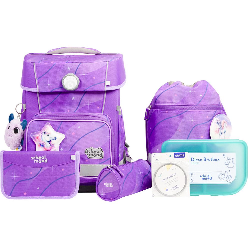 School-Mood Champion Pro Juego de mochilas escolares 7 piezas School-Mood Champion Pro Juego de mochilas escolares 7 piezas