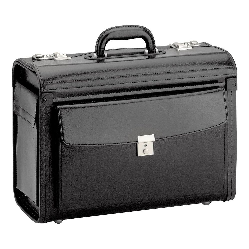 d & n Business & Travel Trolley pilota Vera Pelle 46 cm d & n Business & Travel Trolley pilota Vera Pelle 46 cm