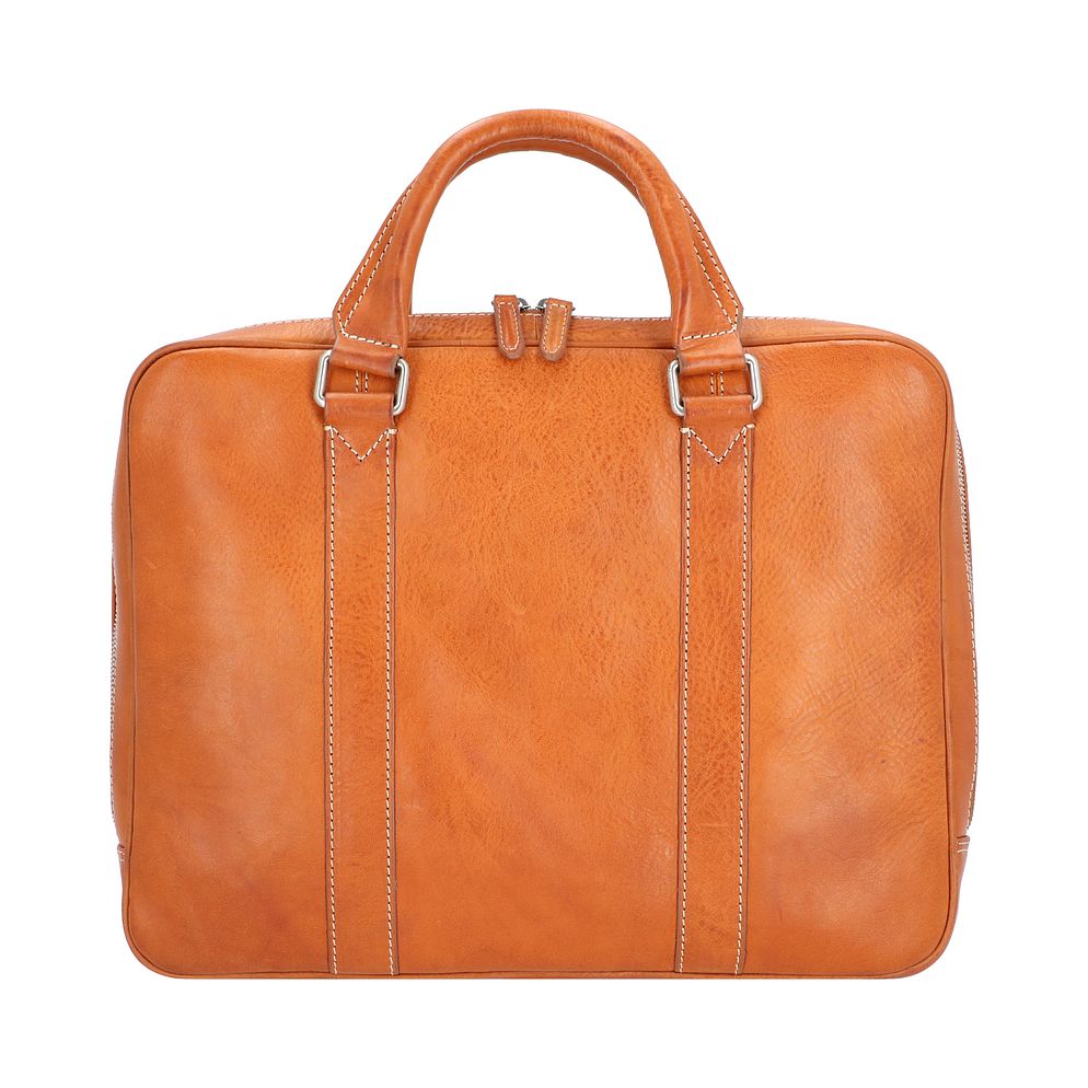Leonhard Heyden Bergamo Valigetta Vera Pelle 38 cm Vano porta PC