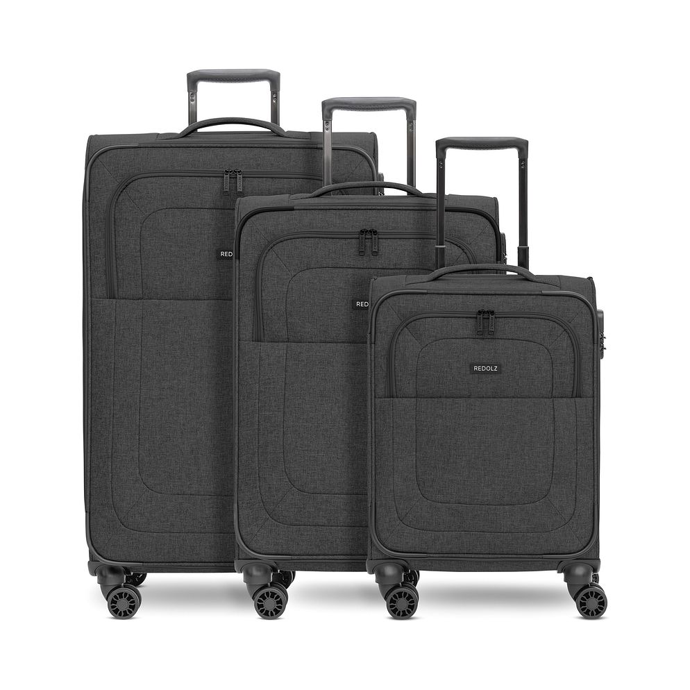 Redolz Essentials 12 THREE SET 4 ruote Set di valigie 3 pezzi espandibile