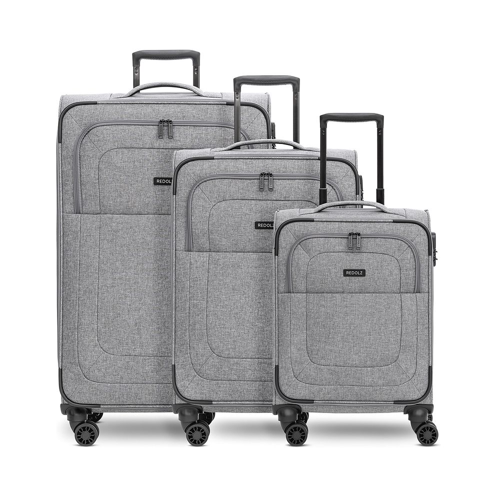 Redolz Essentials 12 THREE SET 4 ruote Set di valigie 3 pezzi espandibile