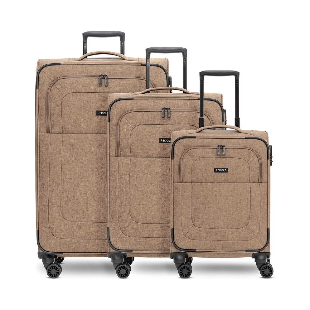 Redolz Essentials 12 THREE SET 4 ruote Set di valigie 3 pezzi espandibile