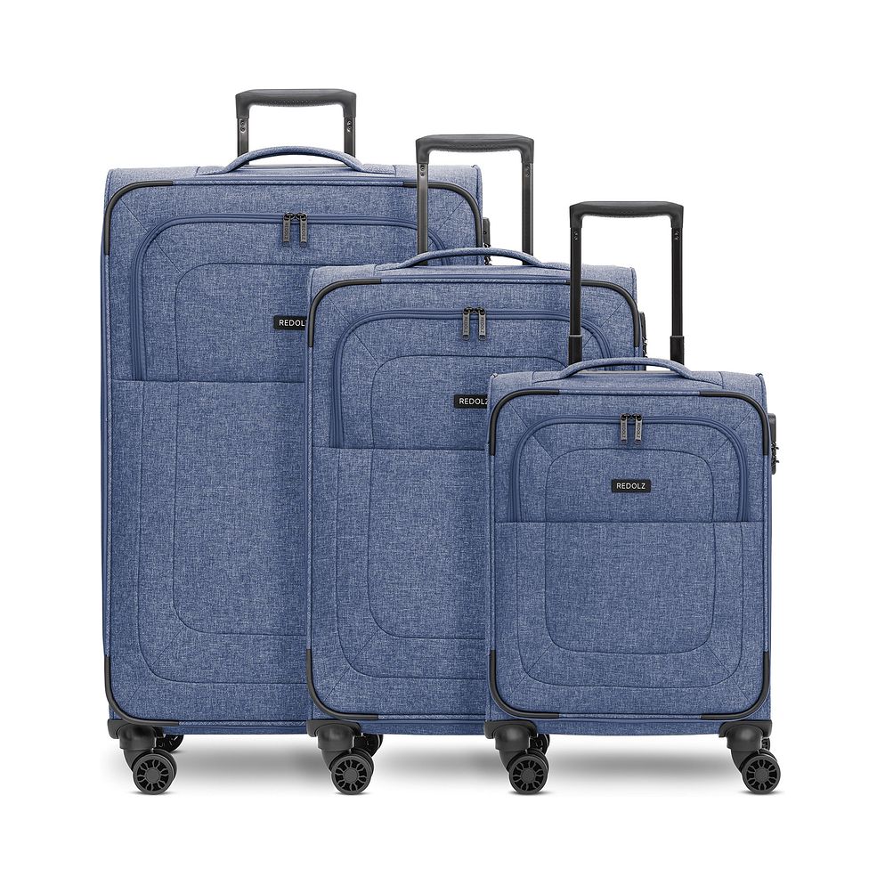 Redolz Essentials 12 THREE SET 4 ruote Set di valigie 3 pezzi espandibile Redolz Essentials 12 THREE SET 4 ruote Set di valigie 3 pezzi espandibile