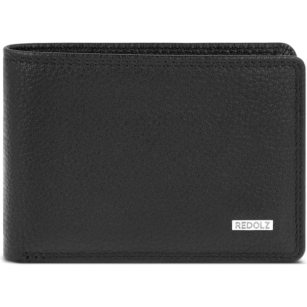 Redolz Leather Essentials QF: portafoglio piccolo in pelle con protezione RFID, 10,5 cm Redolz Leather Essentials QF: portafoglio piccolo in pelle con protezione RFID, 10,5 cm