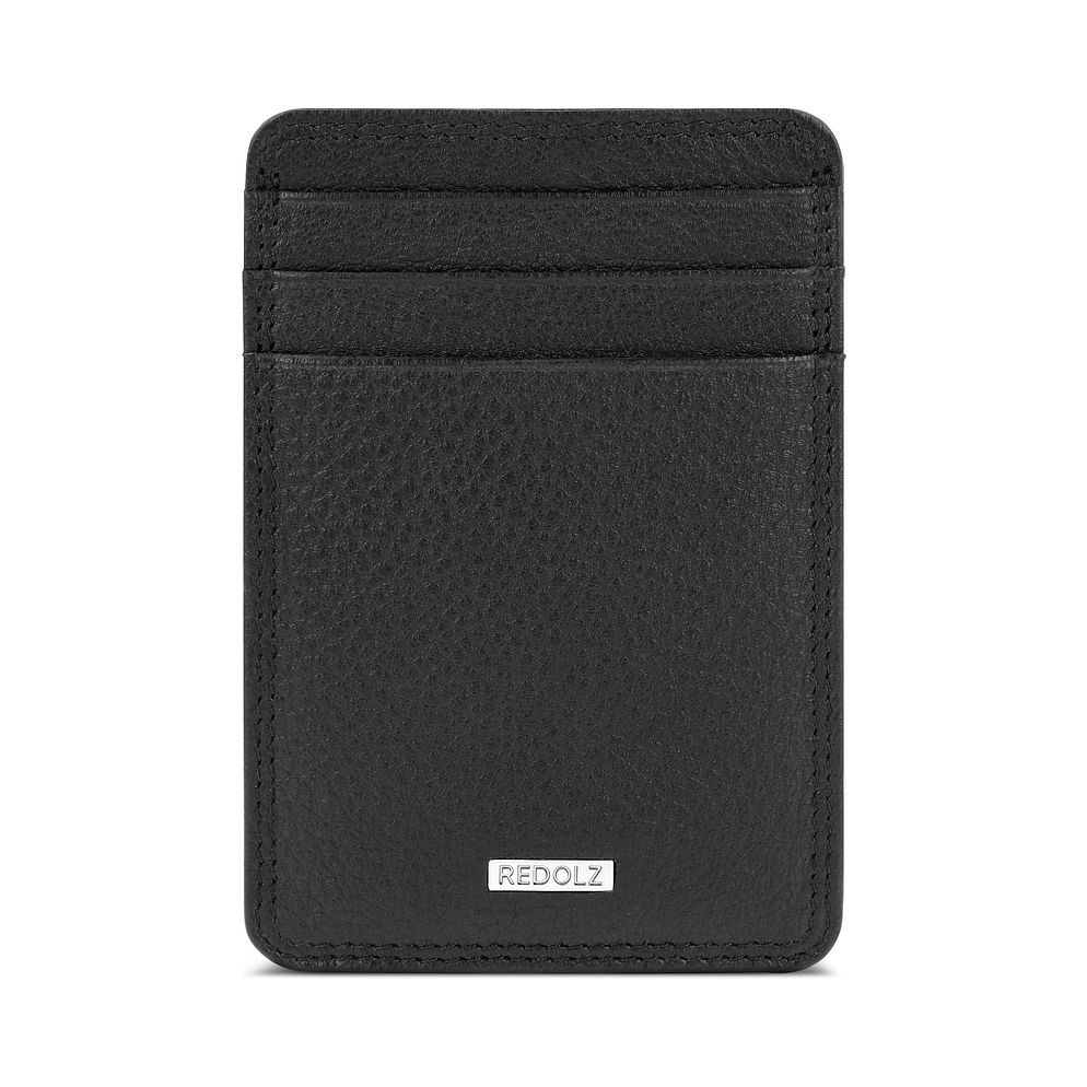 Redolz Custodia per carta di credito Leather Essentials in pelle con protezione RFID, 7 cm, con fermabanconote Redolz Custodia per carta di credito Leather Essentials in pelle con protezione RFID, 7 cm, con fermabanconote